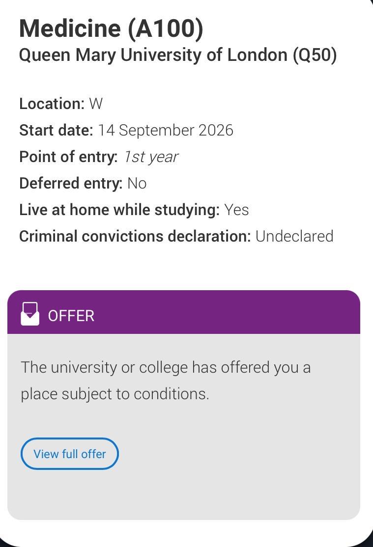 Medicine (A100) offer from Queen Mary University of London