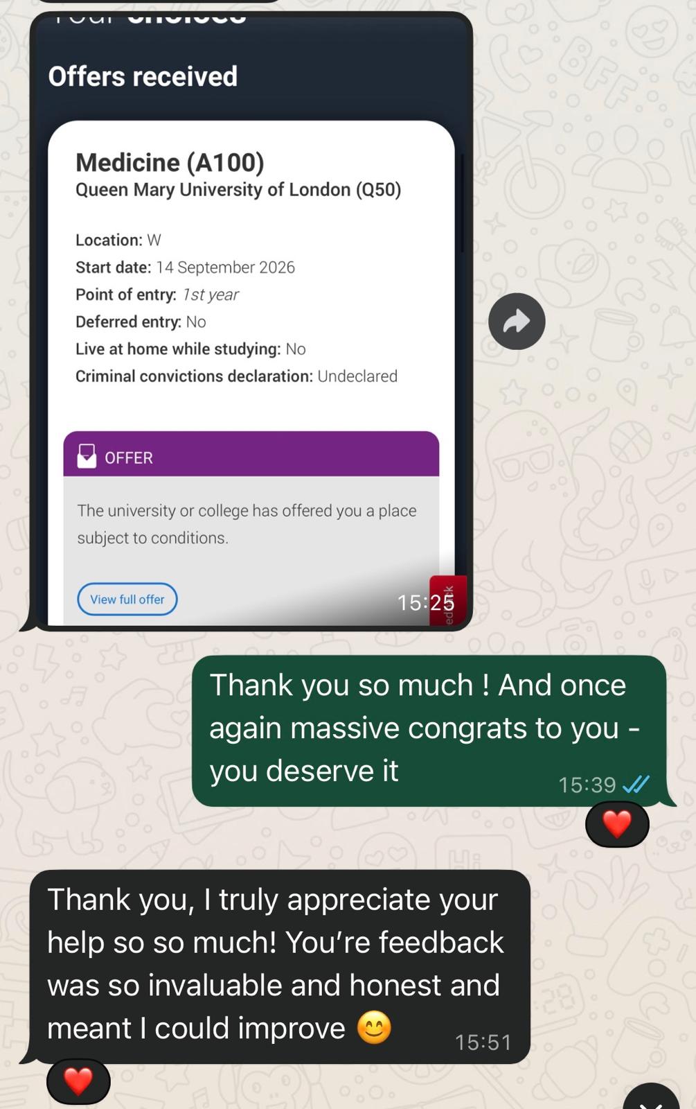 Medicine (A100) offer from Queen Mary University of London